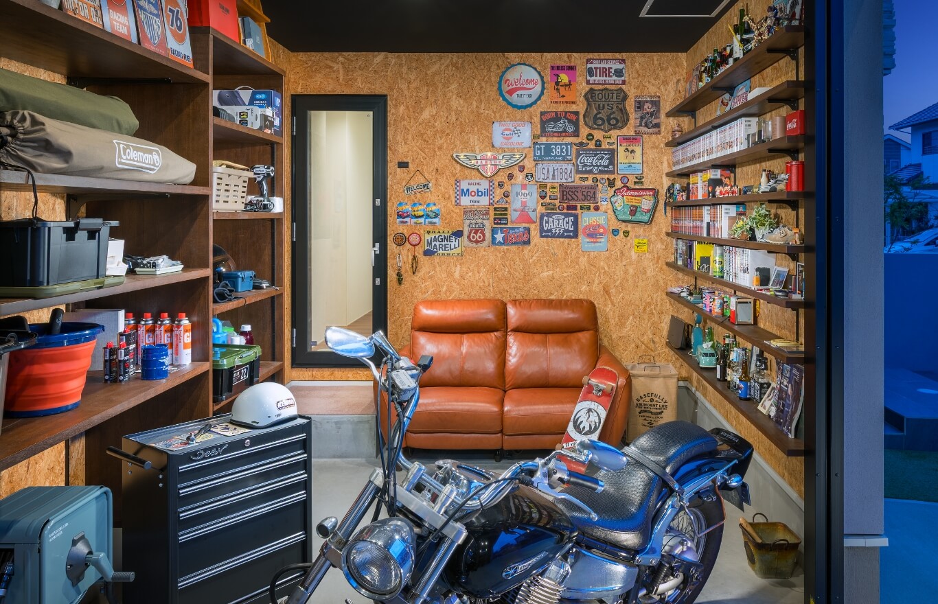 ガレージのある暮らし