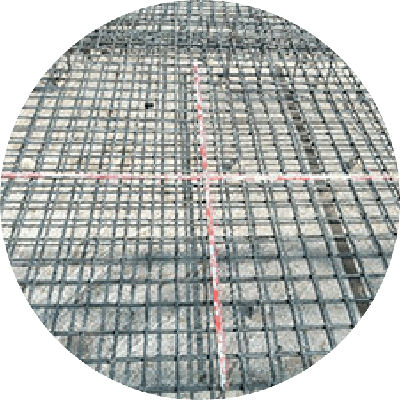 つくばみらい市の自然素材の家の基礎配筋検査