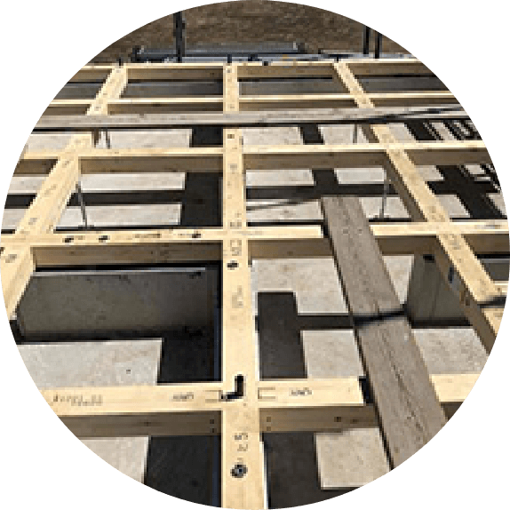 つくばみらい市の自然素材の家の基礎出来型・土台検査