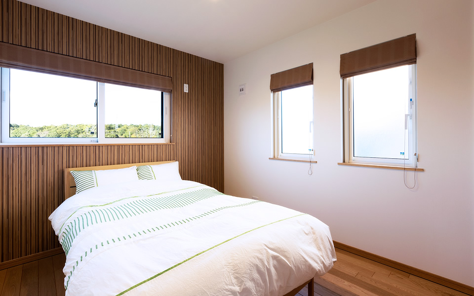 景色を生かしたカーテンウォールがある家の写真7