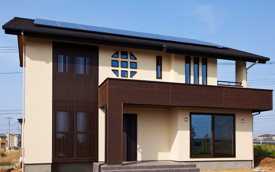 和モダンな家