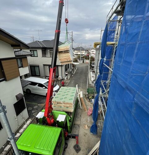 A様邸上棟2日目✨