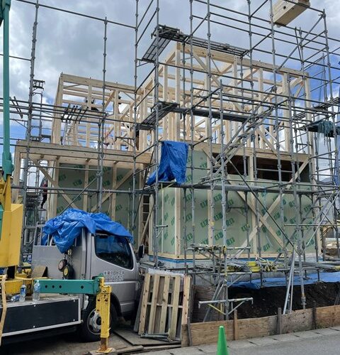 最高の上棟日和ですねぇ～✨