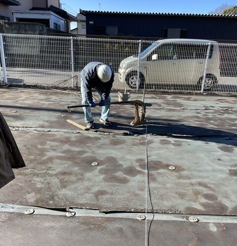 今年初の地盤調査！