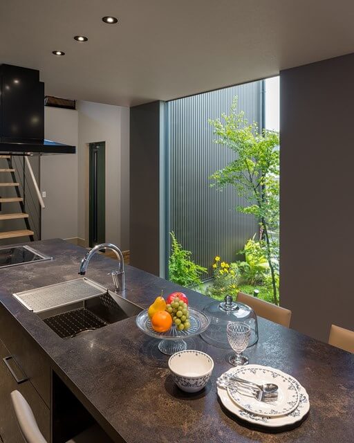 つくば市で平屋の注文住宅の会社・工務店をお探しの方へ、キッチンの施工事例をご紹介