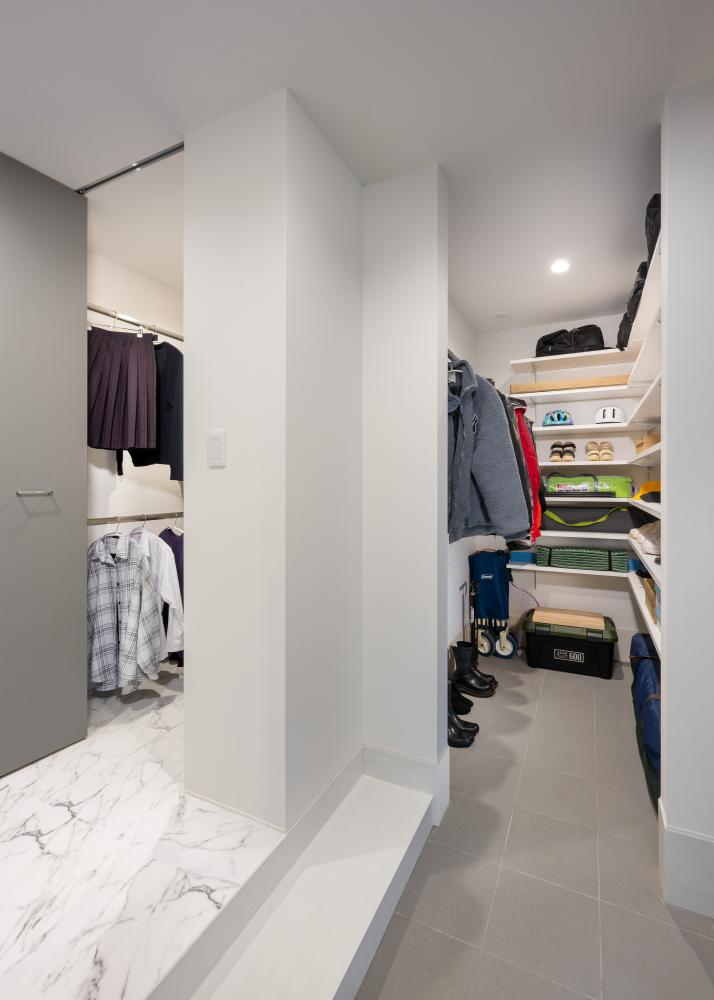 生活空間を広くとることをメインにリノベーション