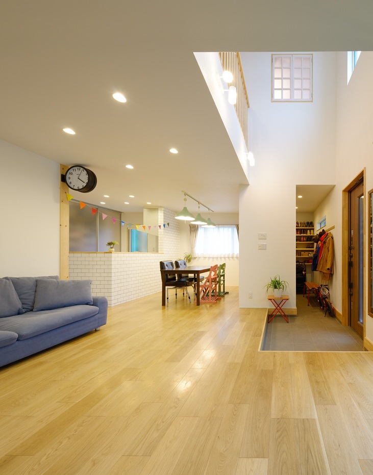 取手市／おしゃれな工務店で注文住宅を建てる！おしゃれな工務店の注文住宅②リビング