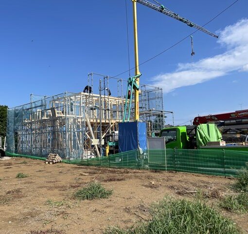 HAMLET　Ⅰ　K様邸お初上棟でございます✨　K様おめでとうございます😆